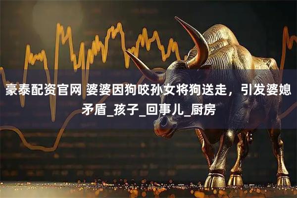 豪泰配资官网 婆婆因狗咬孙女将狗送走，引发婆媳矛盾_孩子_回事儿_厨房