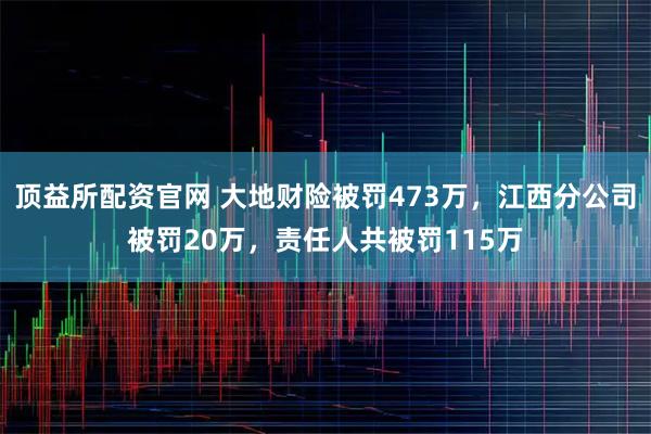 顶益所配资官网 大地财险被罚473万，江西分公司被罚20万，责任人共被罚115万