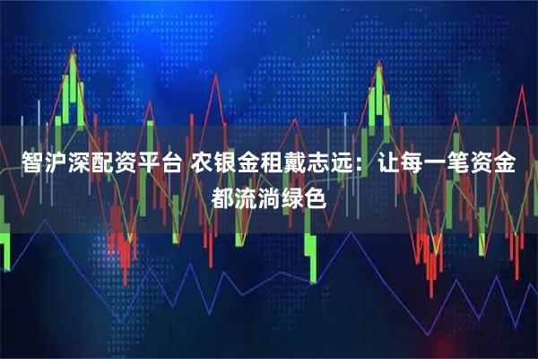 智沪深配资平台 农银金租戴志远：让每一笔资金都流淌绿色